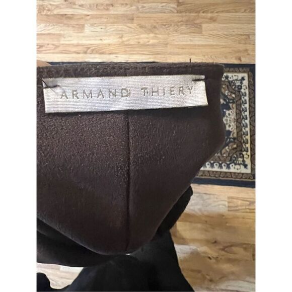 Armand Thiery Vegan Suede & Leather Mini Skirt Soft So Comfortable S/M - Picture 4 of 6
